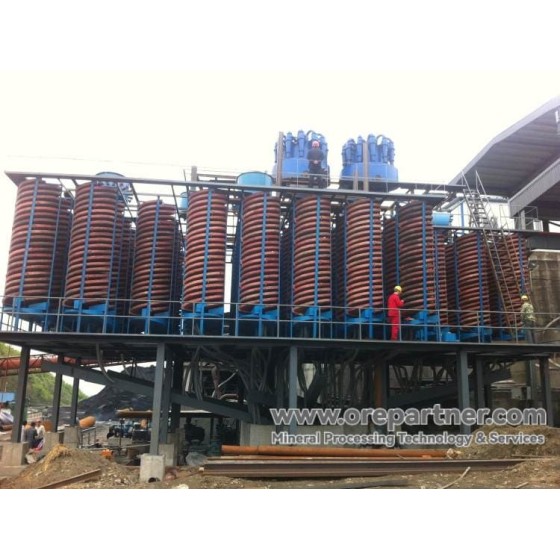 Solusi pemisahan bijih krom